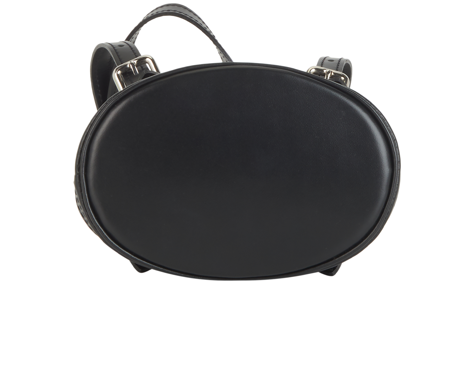 Mini Bucket Bag, &pound;350, Handbags, Black, Canvas, Top view